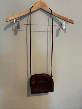 Vintage Coach Brown Leather Shoulder Bag 9017